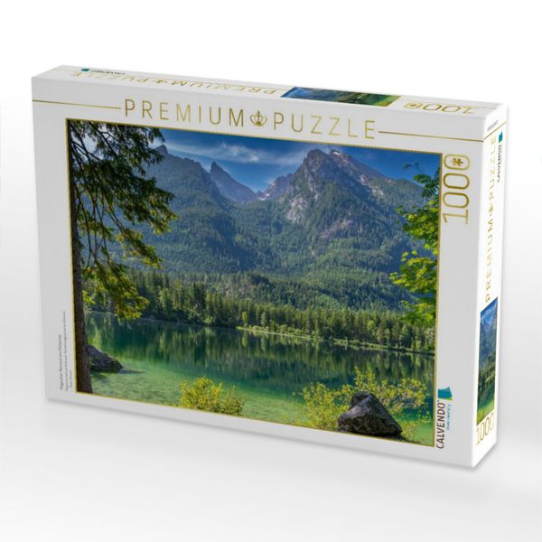 Produktbild: CALVENDO Puzzle Magischer Moment am Hintersee | 1000 Teile Lege-Gr&ouml;&szlig;e 64x48cm Foto-Puzzle f&uuml;r gl&uuml;ckliche Stunden