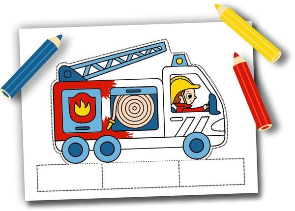 Produktbild: Mein gro&szlig;es Prickel-Starterset: Fahrzeuge - Mini-K&uuml;nstler