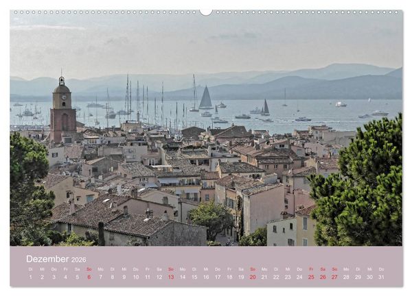 Produktbild: Frankreichs sch&ouml;nste K&uuml;sten (Wandkalender 2026 DIN A2 quer), CALVENDO Monatskalender