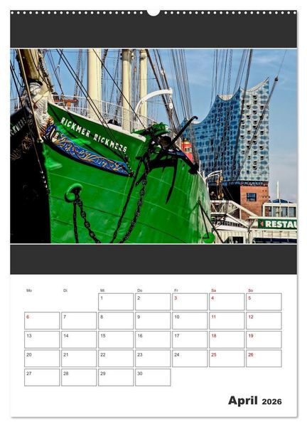 Produktbild: Spitze! Elbphilharmonie Hamburg 2026 (Wandkalender 2026 DIN A2 hoch), CALVENDO Monatskalender