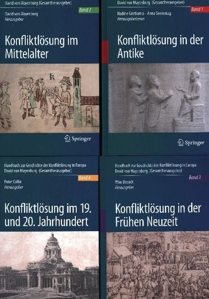 Produktbild: Handbuch zur Geschichte der Konfliktl&ouml;sung in Europa