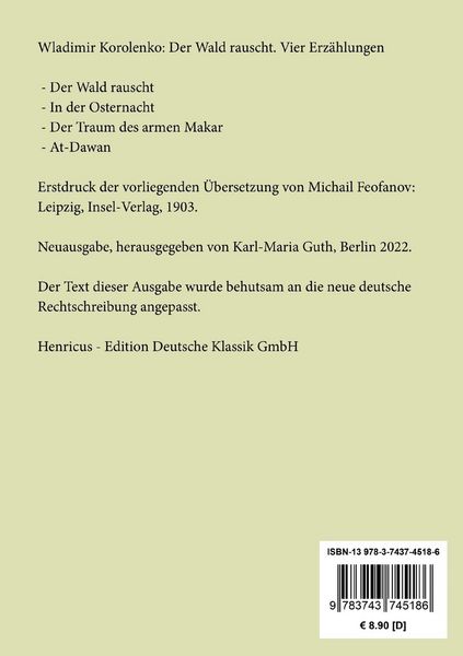 Produktbild: Der Wald rauscht