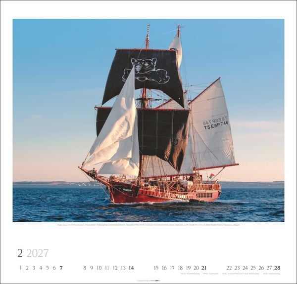 Produktbild: Tall Ships Kalender 2027