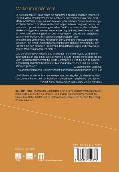 Produktbild: Markenmanagement