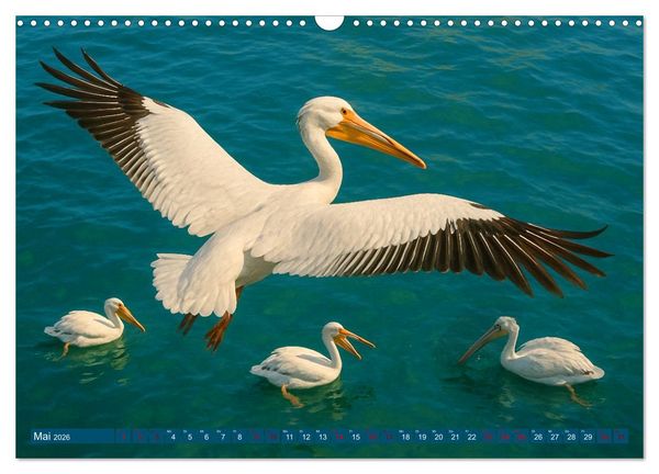 Produktbild: &Uuml;ber dem Vogelflug (Wandkalender 2026 DIN A3 quer), CALVENDO Monatskalender
