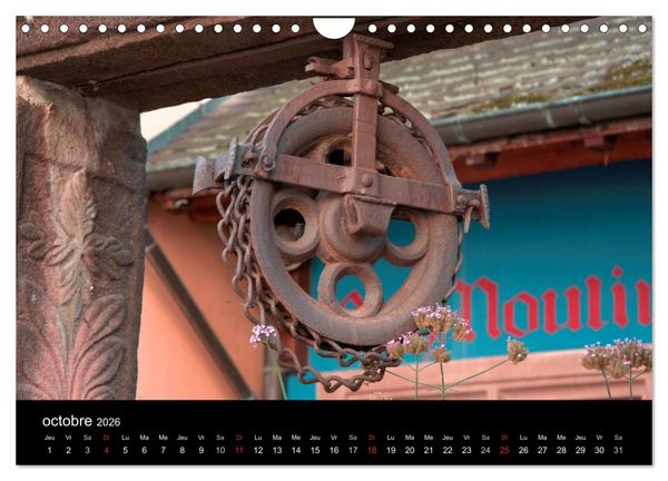 Produktbild: D&eacute;tails d'Alsace (Calendrier mural 2026 DIN A4 vertical), CALVENDO calendrier mensuel