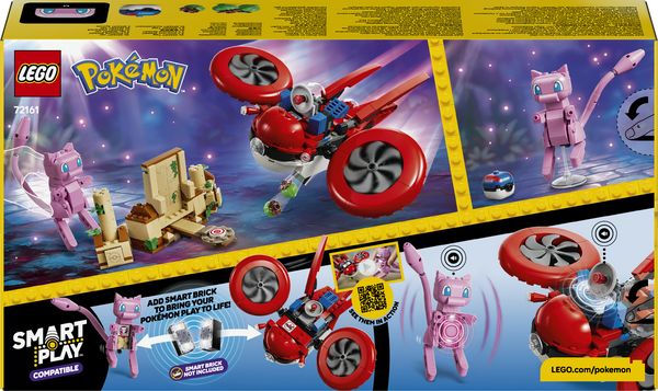 Produktbild: LEGO Pok&eacute;mon SMART Play: Drohnensuche nach einem Mysteri&ouml;sen Mew kompatibles Set 72161