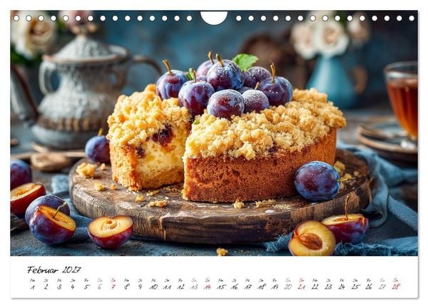 Produktbild: Klassiker aus Omas K&uuml;che - Zw&ouml;lf Kuchen mit Nostalgie-Gef&uuml;hl (Wandkalender 2027 DIN A4 quer), CALVENDO Monatskalender