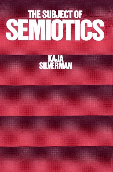 Produktbild: The Subject of Semiotics
