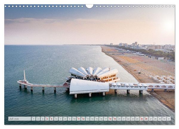 Produktbild: Lignano in Italien. Sommer Strand und Meer (Wandkalender 2026 DIN A3 quer), CALVENDO Monatskalender