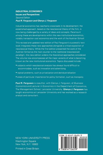 Produktbild: Industrial Economics