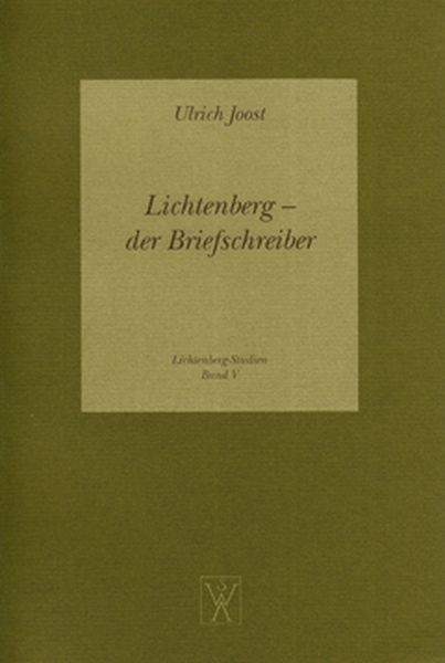 Produktbild: Lichtenberg - Der Briefschreiber