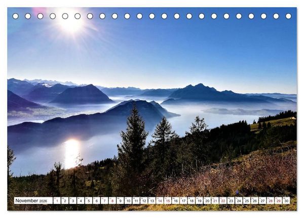 Produktbild: Majest&auml;tische Alpen (Tischkalender 2026 DIN A5 quer), CALVENDO Monatskalender