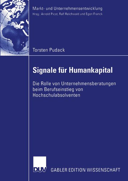 Produktbild: Signale f&uuml;r Humankapital