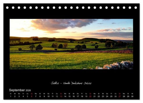 Produktbild: Amazing England - England's sch&ouml;nste Seiten (Tischkalender 2026 DIN A5 quer), CALVENDO Monatskalender