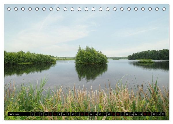 Produktbild: Naturparadies Mei&szlig;endorfer Teiche &ndash; Rund um den H&uuml;ttensee (Tischkalender 2027 DIN A5 quer), CALVENDO Monatskalender