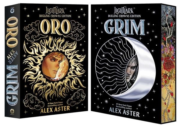 Produktbild: Grim and Oro: Dueling Crowns Edition (A Lightlark Saga Deluxe Companion Book)