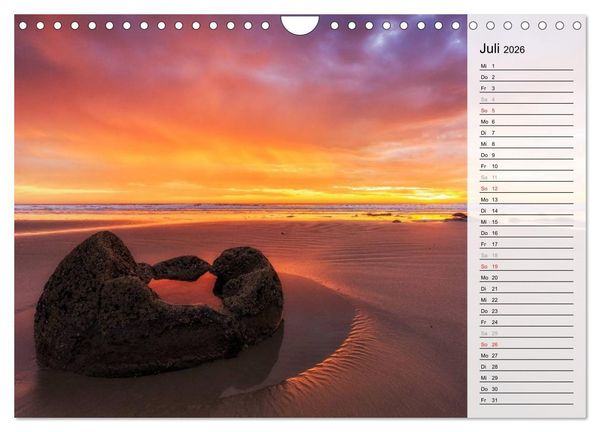 Produktbild: Sehnsucht nach Neuseeland (Wandkalender 2026 DIN A4 quer), CALVENDO Monatskalender