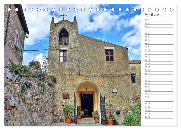 Produktbild: Sizilien - Insel zwischen zwei Kontinenten (Tischkalender 2026 DIN A5 quer), CALVENDO Monatskalender