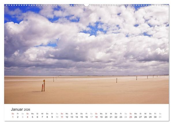 Produktbild: Eiderstedt Impressionen (hochwertiger Premium Wandkalender 2026 DIN A2 quer), Kunstdruck in Hochglanz