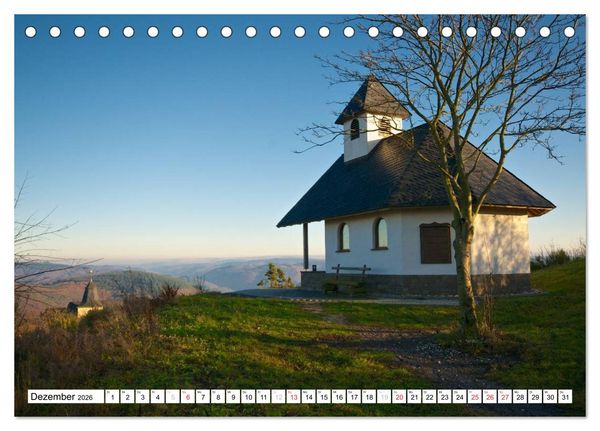 Produktbild: Traumhafte Wege durch die Eifel (Tischkalender 2026 DIN A5 quer), CALVENDO Monatskalender