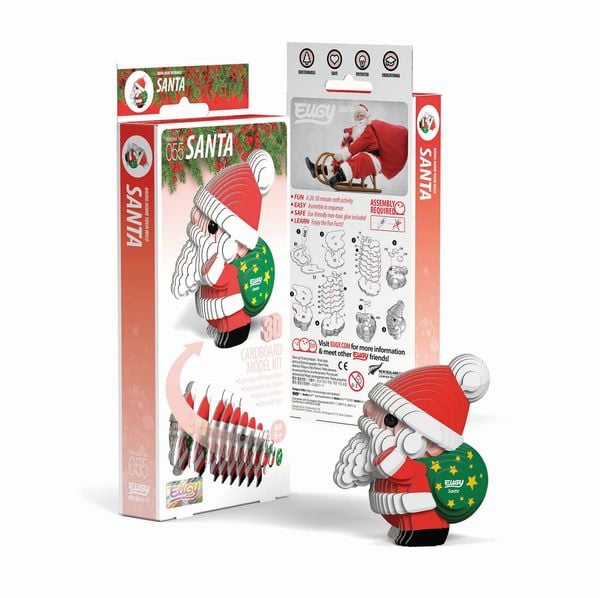 Produktbild: EUGY - 3D Bastelset Weihnachtsmann