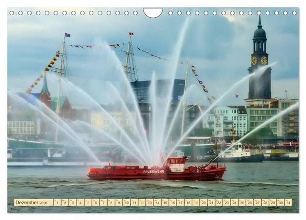 Produktbild: Feuerwehr - weltweit im Einsatz (Wandkalender 2026 DIN A4 quer), CALVENDO Monatskalender
