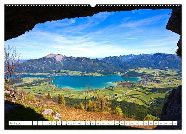 Produktbild: Ausflugsziele im Land Salzburg (hochwertiger Premium Wandkalender 2026 DIN A2 quer), Kunstdruck in Hochglanz