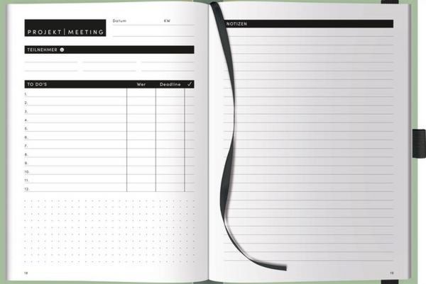 Produktbild: Projekt-Meeting-Planer Mint