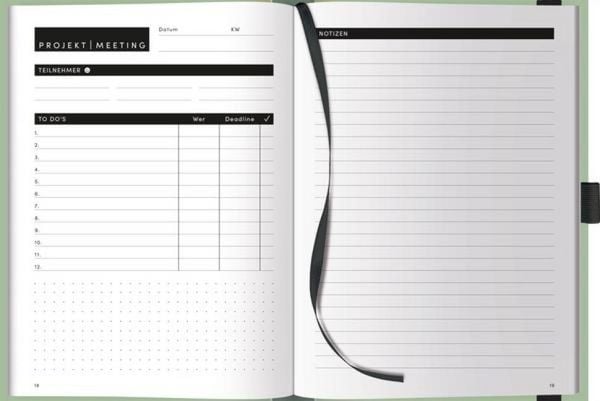 Produktbild: Projekt-Meeting-Planer Mint