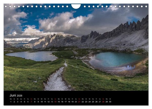 Produktbild: Von Venetien nach S&uuml;dtirol (Wandkalender 2026 DIN A4 quer), CALVENDO Monatskalender
