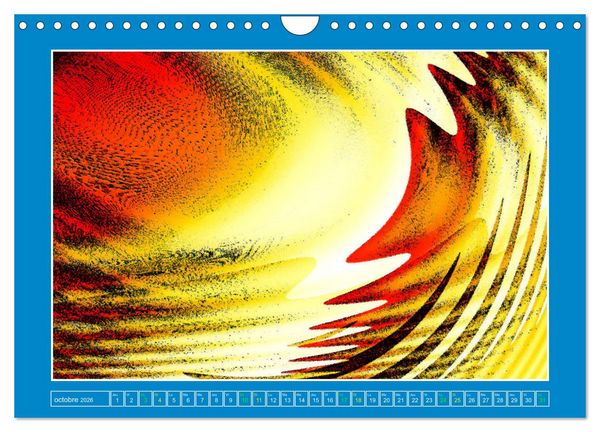 Produktbild: Art abstrait et contemporain (Calendrier mural 2026 DIN A4 vertical), CALVENDO calendrier mensuel