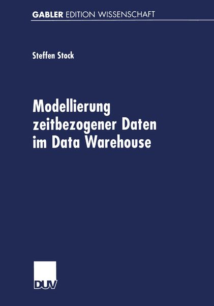 Produktbild: Modellierung zeitbezogener Daten im Data Warehouse