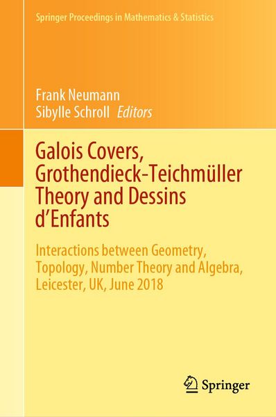 Produktbild: Galois Covers, Grothendieck-Teichm&uuml;ller Theory and Dessins d'Enfants