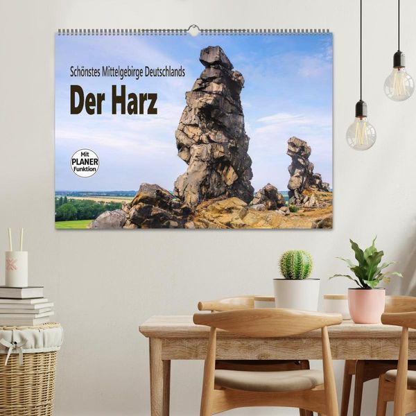 Produktbild: Der Harz - Sch&ouml;nstes Mittelgebirge Deutschlands (Wandkalender 2026 DIN A2 quer), CALVENDO Monatskalender