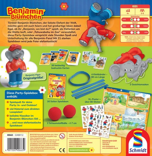 Produktbild: Benjamin Bl&uuml;mchen, Party-Spa&szlig; mit T&ouml;r&ouml;&ouml;&ouml;!