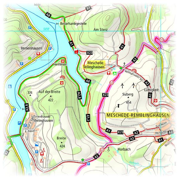 Produktbild: Rund um den Hennesee, Meschede, Bestwig