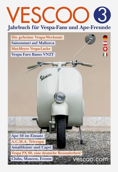 Produktbild: VESCOO Jahrbuch f&uuml;r Vespa-Fans und Ape-Freunde