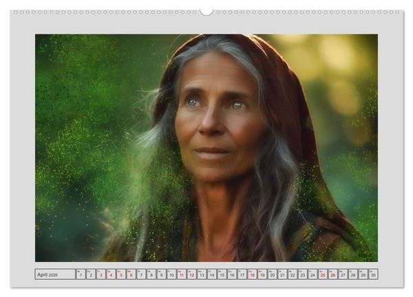 Produktbild: Die W&auml;chterinnen des Waldes (hochwertiger Premium Wandkalender 2026 DIN A2 quer), Kunstdruck in Hochglanz