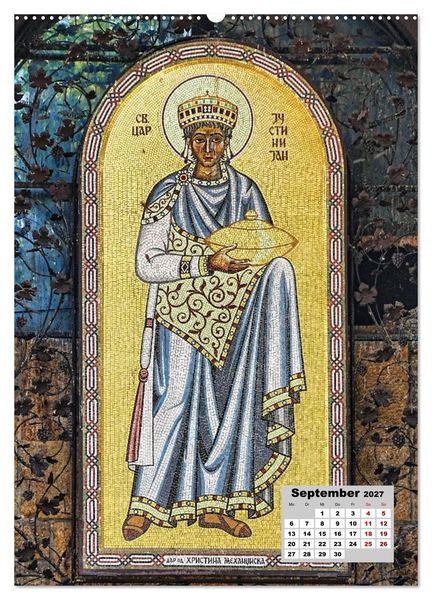 Produktbild: Orthodoxe Kirchen in Nordmazedonien (Wandkalender 2027 DIN A2 hoch), CALVENDO Monatskalender