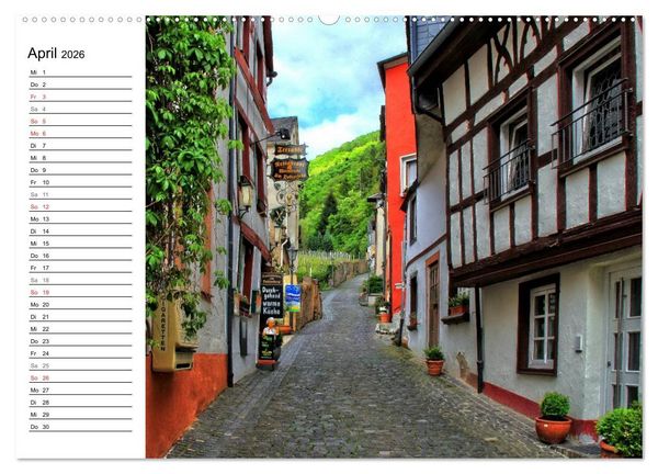 Produktbild: Eine Perle an der Mosel &ndash; Bernkastel-Kues (Wandkalender 2026 DIN A2 quer), CALVENDO Monatskalender