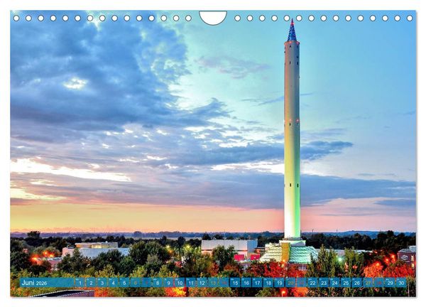 Produktbild: Hansestadt Bremen zur blauen Stunde (Wandkalender 2026 DIN A4 quer), CALVENDO Monatskalender
