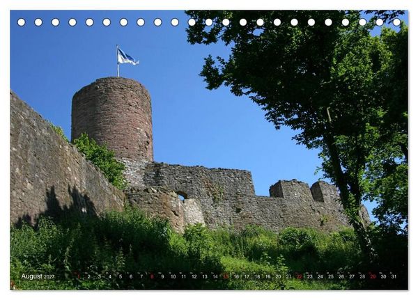 Produktbild: Deutsche Burgen (Tischkalender 2027 DIN A5 quer), CALVENDO Monatskalender