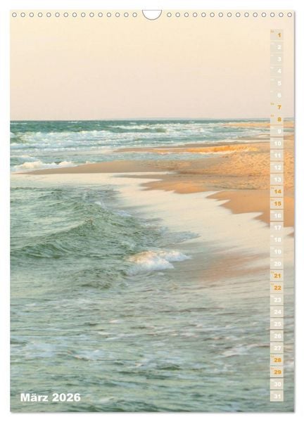 Produktbild: Kurische Nehrung &ndash; Am langen, weichen Ostsee-Strand (Wandkalender 2026 DIN A3 hoch), CALVENDO Monatskalender