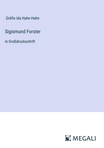 Produktbild: Sigismund Forster