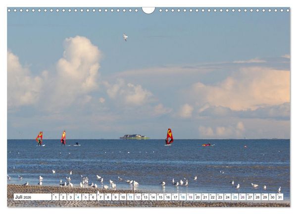 Produktbild: F&ouml;hr - Wasser Landschaft Wind und Meer (Wandkalender 2026 DIN A3 quer), CALVENDO Monatskalender