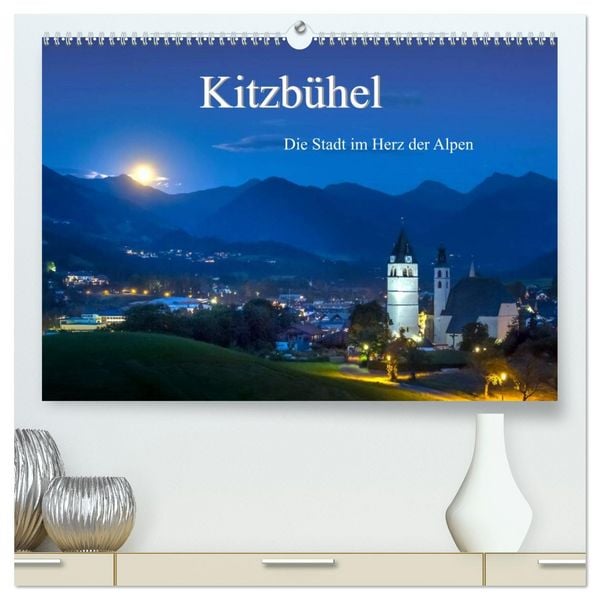 Produktbild: Kitzb&uuml;hel. Die Stadt im Herz der Alpen (hochwertiger Premium Wandkalender 2026 DIN A2 quer), Kunstdruck in Hochglanz