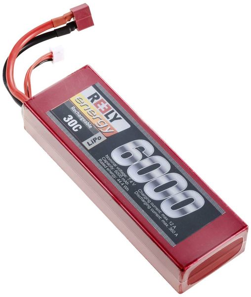 Reely Modellbau-Akkupack (LiPo) 7.4V 6000 mAh Zellen-Zahl: 2 30 C Hardcase T-Stecksystem