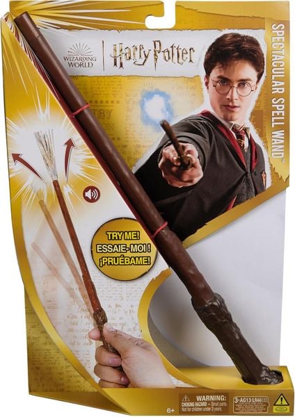 Harry Potter - Zauberstab mit Vibrationseffekt und Sound, ca. 31 cm