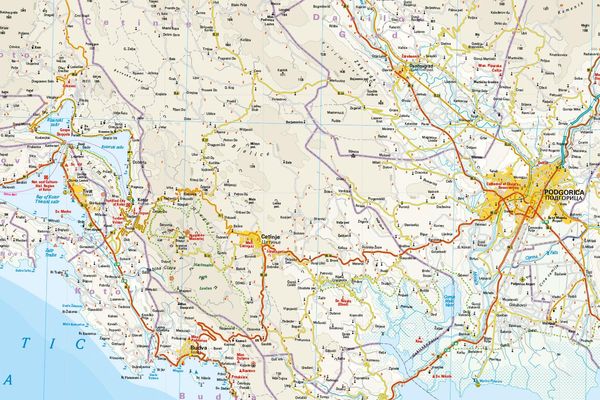 Produktbild: Reise Know-How Landkarte Montenegro (1:160.000)